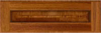 Raised  Panel  Cove  Teak  Drawer Front